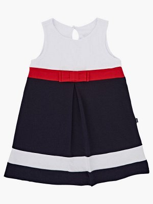 Платье (92-116см) UD 1809-1(2) син/белый