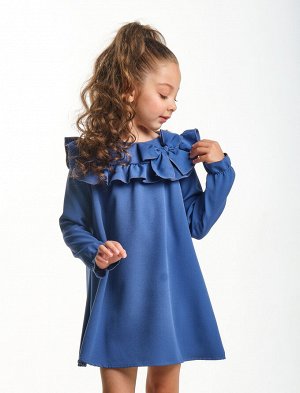 *Платье (92-116см) UD 7033(3)серо-синий