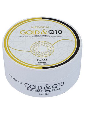 MEDIBEAU GOLD &Q10 EYEPATCH Гидрогелевые патчи для век с Золотом и Q10 90гр 60шт (*100)