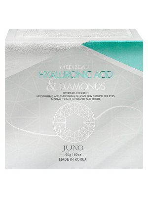 MEDIBEAU DIAMOND & HYALURONIC ACID EYEPATCH Гидрогелевые патчи для век 90гр 60шт (*100)