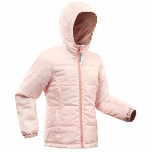 Куртка теплая водонепроницаемая для походов для девочек 2–6 лет sh100 warm quechua