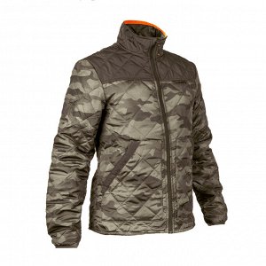 Куртка стеганая камуфляжная мужская для охоты 100 SOLOGNAC SOLOGNAC