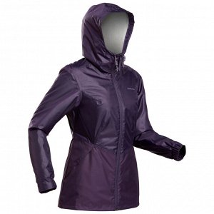 Куртка теплая водонепроницаемая для походов женская SH100 WARM QUECHUA