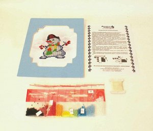 0084/БП Снеговик - набор для вышивания