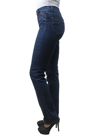 SS71226-4108-2C--Слегка приуженные синие джинсы р.15