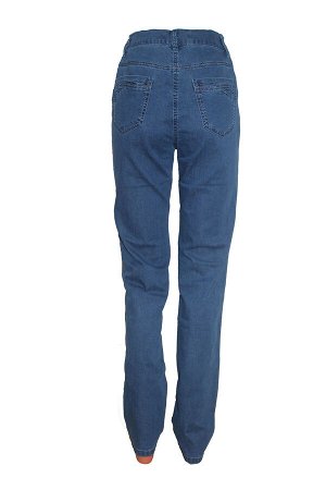 SS72501-161-3--Слегка приуженные синие джинсы р.11