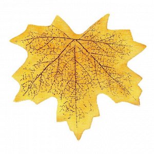 Декор «Кленовый лист», набор 50 шт, жёлтый цвет