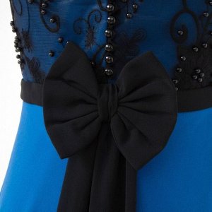 Платье женское MINAKU, цвет синий/чёрный, размер 44