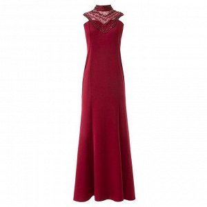 Платье женское MINAKU, цвет бордовый, размер 42