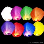 Небесные фонарики, воздушные шары