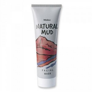 Mistine Маска-пленка грязевая глина и бамбуковый уголь  Natural Mud Facial Mask, 85 мл