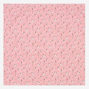 Платок женский текстильный, цвет розовый, размер 60х60