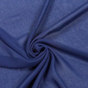 Платок текстильный женский, цвет синий, размер 70х70