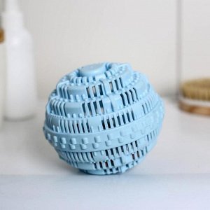 Турмалиновый шар для стирки белья, 10?10 см, цвет голубой