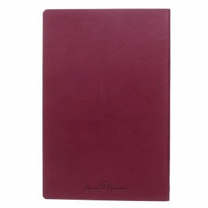 Ежедневник недатированный А5, 136 листов Megapolis Flex, обложка искусственная кожа, бордовый
