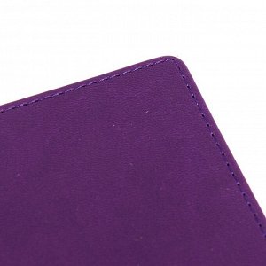 Ежедневник недатированный А5+, 136 листов Velvet, обложка искусственная кожа, фиолетовый
