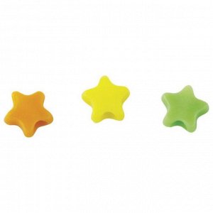 Бусины для творчества "Звезды", 10 мм, 30 грамм, желтые, оранжевые, зеленые,