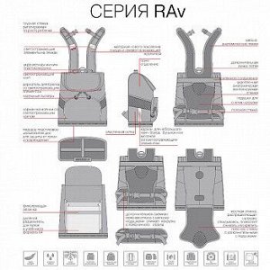 RAv-088-4 Рюкзак школьный