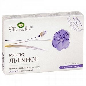 Масло льняное Мирролла