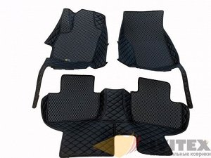 Ковры салонные 3D Mitsubishi Outlander  (07.2012-) левый руль