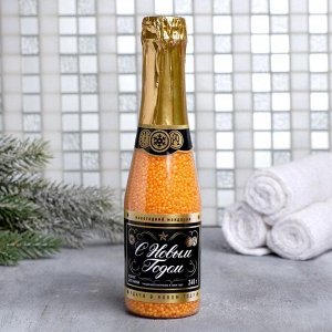Жемчуг во флаконе шампанское «С Новым годом», ванильное молоко 240 г