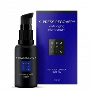 Крем для лица Beautific X-Press Recovery, ночной, омолаживающий, 30 мл