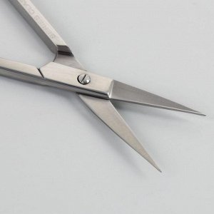 Ножницы маникюрные, загнутые, 9 см, цвет серебристый, B-112-S-SH