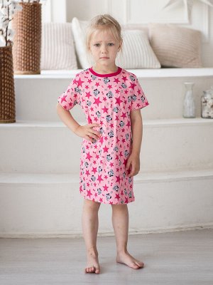 Платье домашнее из интерлока Модница розовый