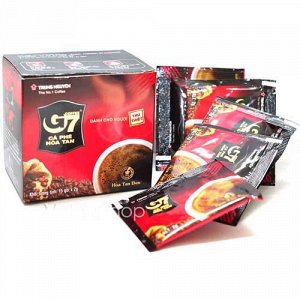 Чистый чёрный растворимый кофе G7TrungNguyen 1 шт
