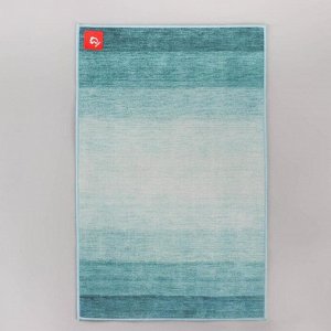 Коврик Доляна «Лазурный», 50x80 см, цвет синий