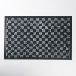 Коврик придверный «Шахматы», 35?58 см, цвет МИКС