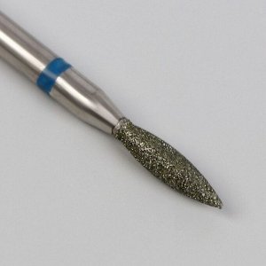 Фреза алмазная для маникюра «Пламя», средняя зернистость, 1,8 ? 8 мм