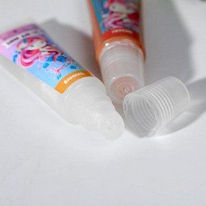 Набор детских блесков для губ для девочек «Самой милой» 2 шт по 10 гр