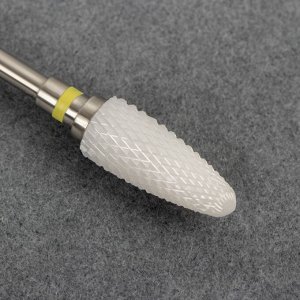 Фреза керамическая для маникюра «Кукуруза», мелкая нарезка, 6 - 14,5 мм