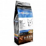 ВЫВЕДЕНО ProBalance Adult Light Корм сухой для взрослых собак всех пород, 15 кг