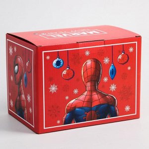 Коробка подарочная складная "Marvel. New year", Человек-паук, 20 ? 15 ? 14 см