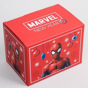 Коробка подарочная складная "Marvel. New year", Человек-паук, 20 - 15 - 14 см