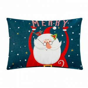 Комплект наволочек «Этель» Merry Xmas, 50x70 см - 2 шт., хлопок 100%, бязь