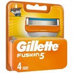 Сменные кассеты GILLETTE  FUSION  4 шт