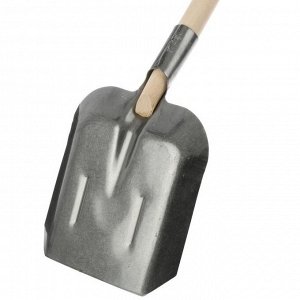 Лопата совковая, деревянный черенок, с ручкой, «Копанец-ЛСП-Е»