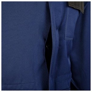 Костюм рабочий № 520 "Передовик" т.синий /черный (куртка+брюки, р.48-50, рост 182-188)