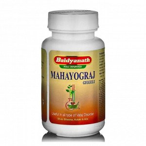 Baidyanath Ayurveda Mahayograj Guggulu / Байдианат Махайогарадж Гуггул 40таб. [A+]