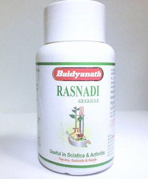 Baidyanath Ayurveda Rasnadi Guggulu / Байдианат Раснади Гуггул 80таб. [A+]