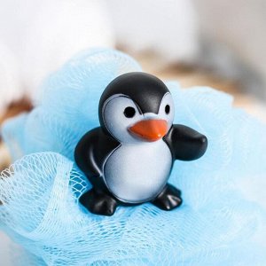 Игрушка-мочалка для купания, детская «Пингвин»