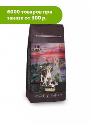 Landor Puppy сухой корм для щенков всех пород Утка/рис 1кг
