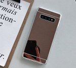 Чехол силикон зеркальный на телефон Samsung Galaxy
