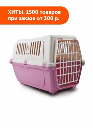 MP-Bergamo VISION PLASTIC 50 переноска с пластиковой дверцей для животных весом до 6кг размер 48*32*33см