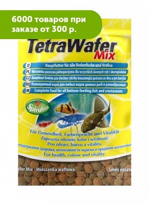 Tetra Wafer Mix 15г корм для донных рыб с креветками