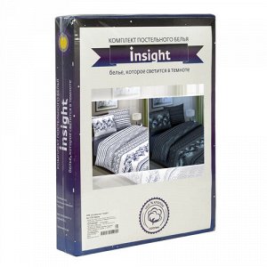 КПБ Insight 1,5 спальный, поплин, 100% хлопок, пл. 118 гр./кв.м., Афина