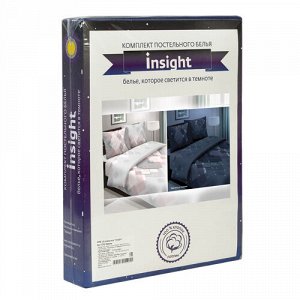 КПБ "Insight" 2,0 спальный, поплин, 100% хлопок, пл. 118 гр./кв.м., "Сияние"